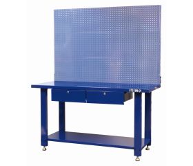 Banco de trabajo de acero resistente con 4 patas, | 9062